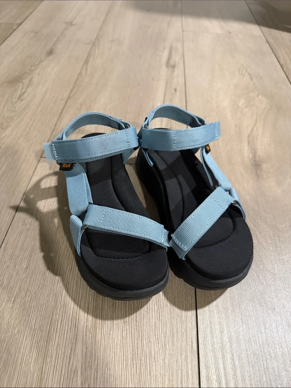 Teva Women's Jadito Universal Flatform Platform Sandals Size 6 Blue - Picture 2 of 7